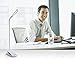 Cordless Clip Desk Lamp - 14 Long Life LEDs - Built-in 500mAh Rechargeable Lithium Battery - 3 Brightness Level Touch Dimmer - Portable Lightweight for Indoor & Outdoor Use