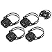 4 Folding 2 Channel Wireless Ir Headphones Headsets Chevy Tahoe Suburban Equinox Silverado Traverse Avalanche Cadillac Escalde Srx Xts Gmc Savana Terrain Yukon Denali Acadia Envoy