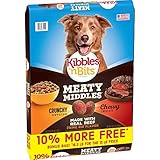 Kibbles 'n Bits Meaty Middles Prime Rib Flavor, Dry Dog Food, 16.5 lb Bag