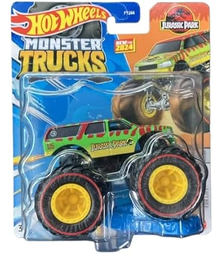 Amazon.com: Hot Wheels Monster Trucks Drag Bus, Super Treasure