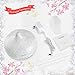 Essential Oil Diffuser 300ml Aroma Essential Oil Mist Humidifier and Waterless Auto Shut-Off for Home Office Bedroom Room Yoga Night Light(28White)