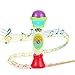 FunsLane Kids Microphone Toy Voice Changer Karaoke Machine for Toddler with Recording, Play Music Function and Colorful Lights, Girls Boys Party Favor Toy Great Birthday