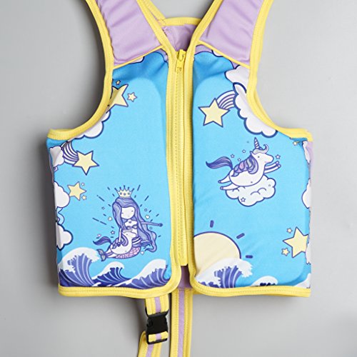 Megartico Swim Float Vest Kids Childrens Swimming Jacket Buoyant Aid - Thumbnail 3