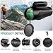 Monocular Telescope 12x50 High Power Scope with Phone Mount and Tripod Compact Scope with BAK4 Prism FMC for Adults Hunting Camping Travelling Wildlife