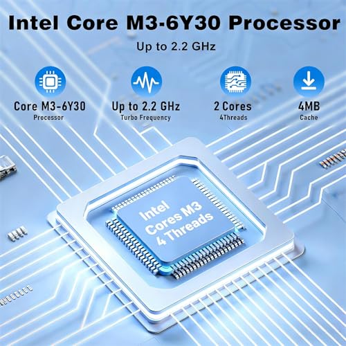 MITUNTUN 2026 New Laptop Computer, 15.6 Inch Window 11 Pro Lap Top PC 16GB RAM 256GB SSD, Core M3(Beat N4000), 2-Year Warranty, Office 365, FHD 1920 * 1080, 180°Open, UHD Graphics