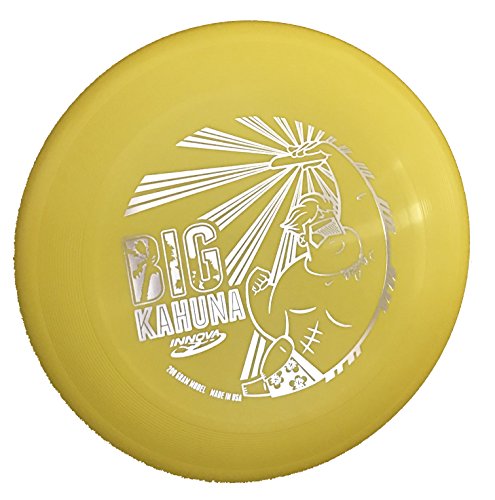 Innova Big Kahuna 200 Gram Heavyweight Ultimate Throw and Catch Disc- Dude-Yellow/Silver 