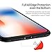 iPhone X Case, Liquid Silicone Gel Rubber Matte Anti Scratch Minimalist Thin Ultra Slim Case Fit with Soft Microfiber Lining Shock Absorbing Comfort 3D Full Protective Cover for iPhone X 10 (Black)