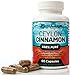 Pure Organic Ceylon Cinnamon Capsules, Supports Healthy Blood Sugar Levels, Promotes Heart Health & Lowers Inflammation for Joint Pain, Anti-inflammatory & Antioxidant Supplement 1200mg Pills
