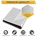 PARAH LIFE Luxury 200 5X7 Photo Album for Wedding Anniversary Vacation Baby and Family Photos Beautiful Leather Bound Picture Display Book for 200 5x7 Photographs Scrapbook Foto Silver