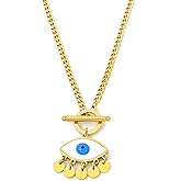 SOCICO 18K Gold Heart Pendant Necklaces for Women Cross Faith Pendant Necklaces Sun Necklace Cute Boho Tiny Evil Eye Lucky Protection Jewelry Gift Christmas Gifts Birthday Gifts for Women Jewelry