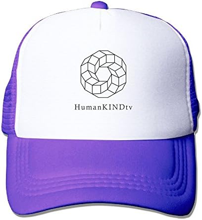 Djsaend Unisex HumanKINDtv One Size Unisex Fitted Mesh Hat Baseball Caps Purple