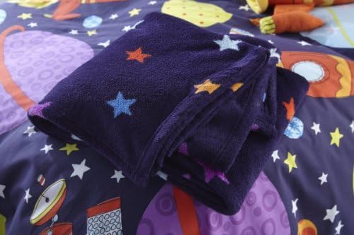 Catherine Lansfield Kids Outer Space Throw - Multi by Catherine Lansfield Kids