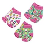Vera Bradley Baby Socks 3 Pair 0-12M (Infant) in Tutti Frutti