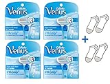Gillette Venus Women's Original 3 Blade Razor Refills, 16 Count-USA- Free Gift Included