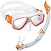 Cressi Rocks Kids Set, White/Orange, L/XL