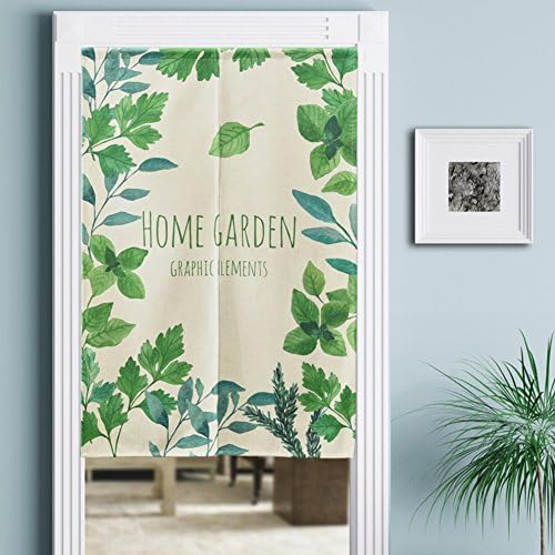 Summer foliage curtain/cotton linen curtain/fabrics,kitchen,door shade/half curtains/living room bedroom feng shui curtain-A 85x120cm(33x47inch)