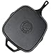 Backcountry Iron 10.5 Inch Square Grill Pan Medium Pre-Seasoned Cast Iron