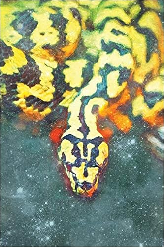 Notes Jungle Carpet Python Blank College Ruled Lined Notebook