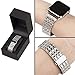 Wearlizer Compatible Apple Watch Band Women 38/40/41/42/44/45/49mm Crystal Rhinestone Diamond Band Luxury Stainless Steel Metal Bracelet Strap for iWatch Ultra Series 10 9 8 7 SE 6 5 4 3 2 1