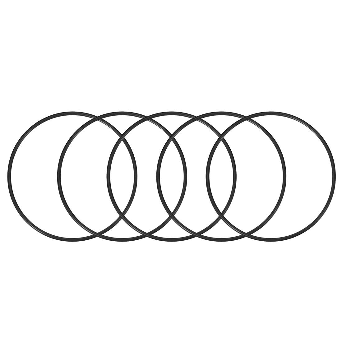 TA-VIGOR 10Pcs Nitrile Rubber O-Rings, 145mm OD 137mm ID 4mm Width Rubber Washers Spacer O-Rings Gasket kit, Metric Sealing Gasket for Hose, Faucet, Automotive, Plumbing