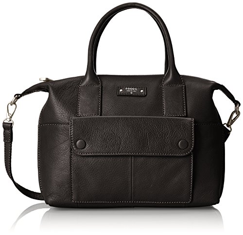 Fossil Blake Satchel, Black, One Size