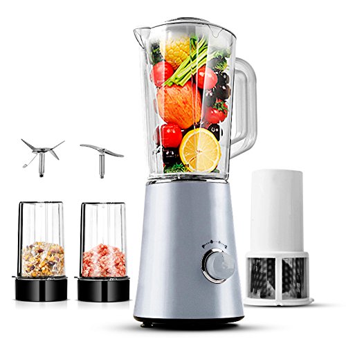 Click Here to See More Images DULPLAY Mini juice cup,Juicer machine,Stainless steel,Fully automatic,Multifunction,Slow masticating Portable blender Mixer Personal portable 600 ml-silvery