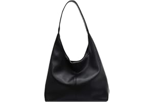 CUNGGI Hobo Bags for Women Slouchy Tote Bag Soft Casual PU Leather Shoulder Purses 2pcs Work Everyday Handbags