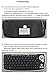 Wireless Multimedia Keyboard with Trackball and Scroll Wheel for PC HTPC IPTV Smart TV and Android TV Box Media Player