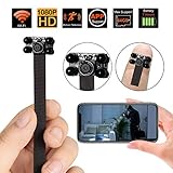 Spy Camera Mini WiFi Hidden Camera, Baby Monitor,1080P Cloud Cam Security Cameras Nanny Cam with Motion Detection,Video Recording/Remote Monitoring with iOS/Android App