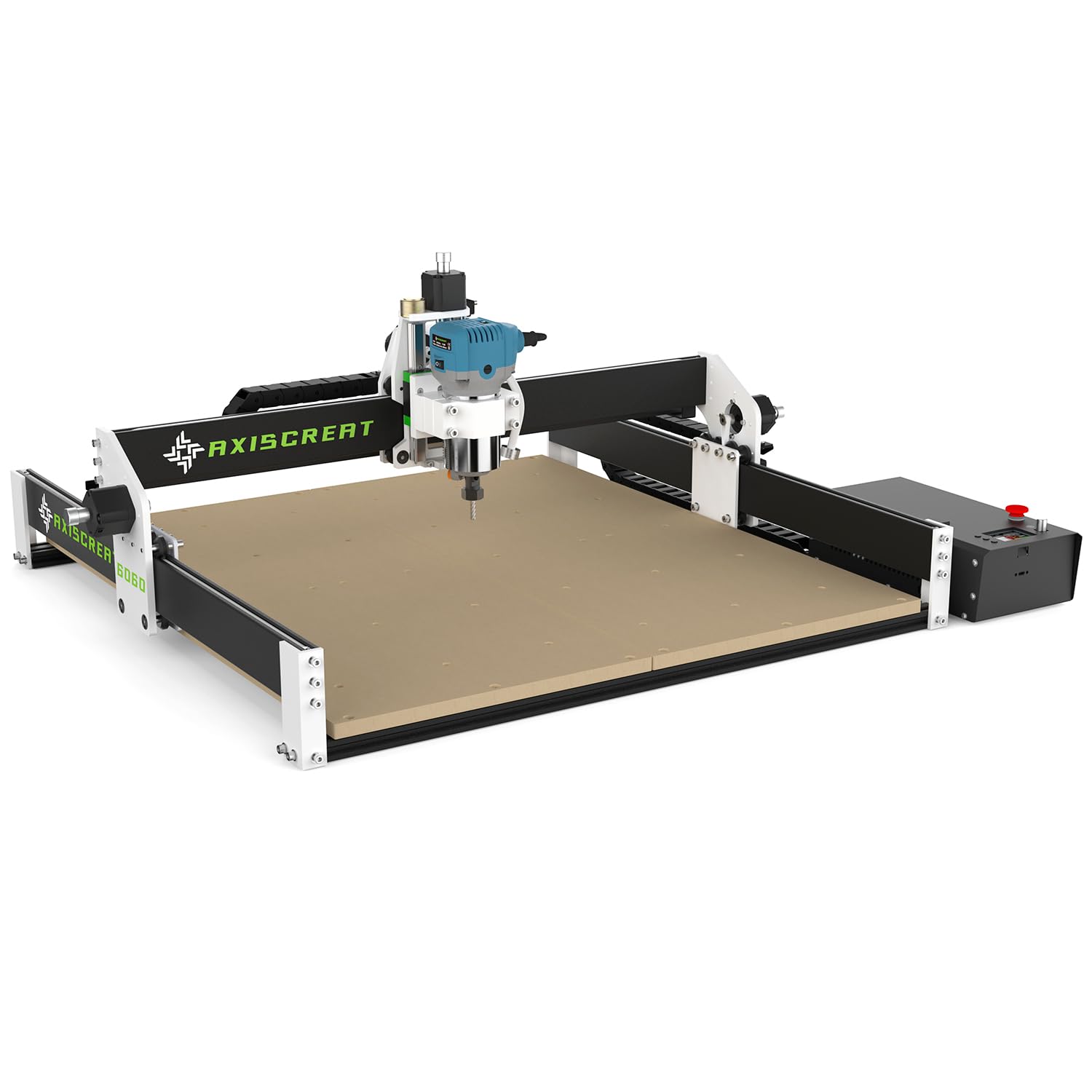 Photo 1 of **PARTS ONLY**Axiscreat CNC Router Machine 6060, 710W Power Trimmer Router, Linear Rails and Belt Driven, 3-Axis Cnc Engraving Milling Machine for Wood Acrylic Aluminum, Working Area 23.6" x 23.6" x 3.74"