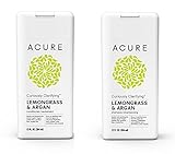 Acure Curiously Clarifying Lemongrass Shampoo-Conditioner Set 12 OZ each bottle