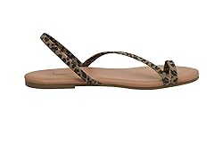 CUSHIONAIRE Women's Catalina toe ring Sandal with