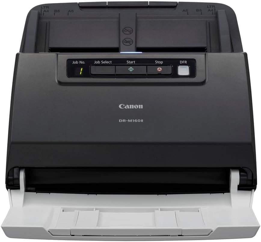 Canon imageFORMULA DR-M160II Document Scanner 60ppm Duplex Scan to Email Excel
