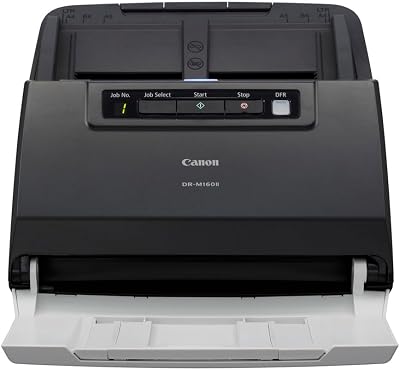 Canon imageFORMULA DR-M160II Document Scanner 60ppm Duplex Scan to Email Excel
