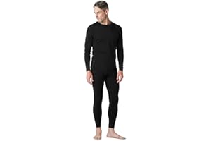 LAPASA Men's 100% Merino Wool Base Layer Set Lightweight Midweight Thermal Underwear Activewear Long John Top Bottom M31/M126