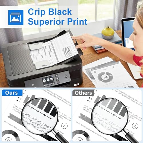 myCartridge CF226A 26A Compatible with HP 26a with LaserJet Pro M402DN with Toner LaserJet Pro MFP M426FDN for Toner HP 26A 26X CF226X (2 Black)