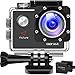 Victure Action Camera WiFi 1080P Full HD 12MP Underwater Cam 2 Inch LCD 170 Degree Wide-Angle 30M Waterproof Sports Camera with 2 Rechargeable 1050mAh Batteries