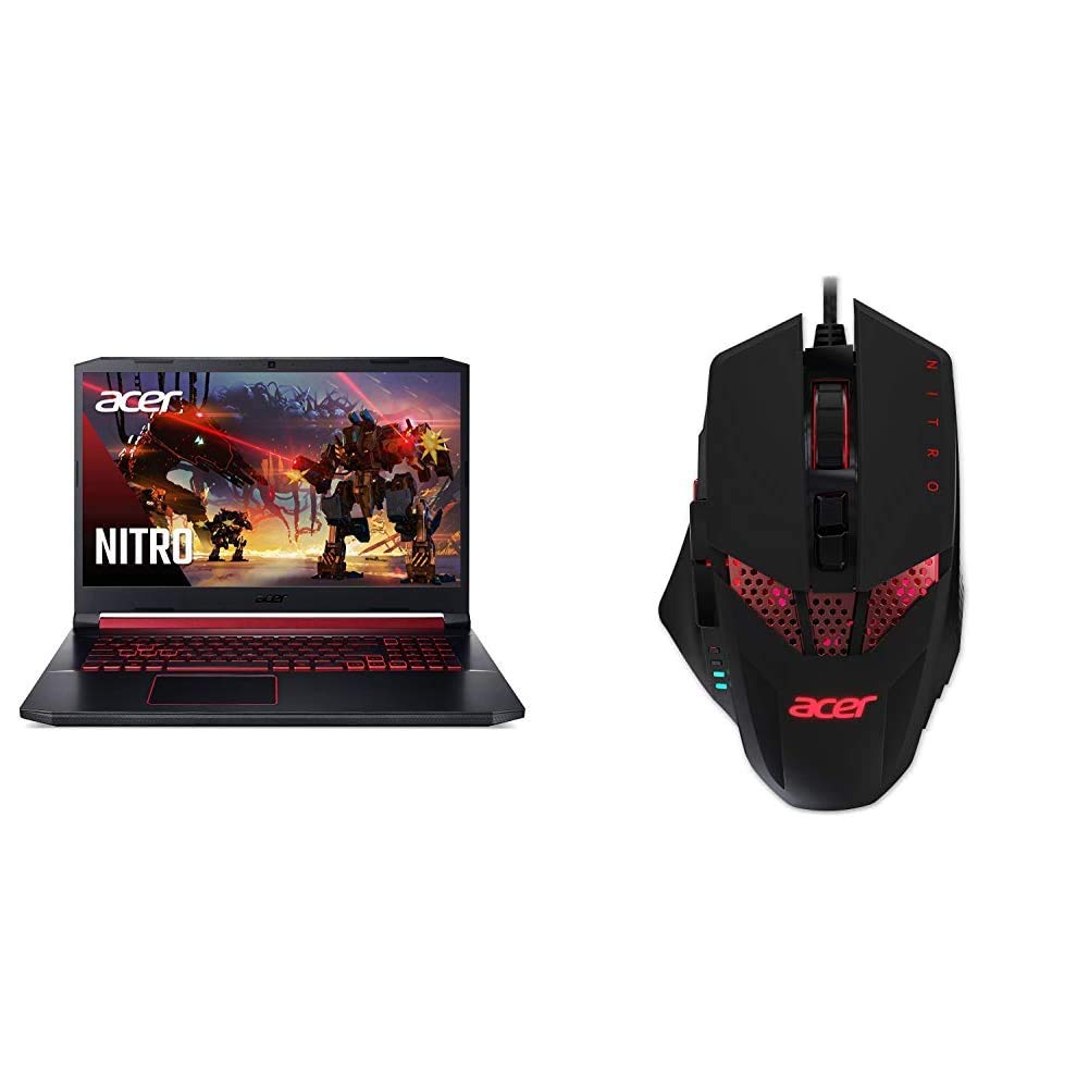 Acer Nitro 5 Gaming Laptop, 9th Gen Intel Core i7-9750H with Acer Nitro Gaming Mouse