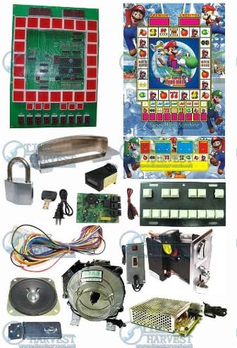 First Mario Game Kit with Coinhopper,Coin acceptor,Lock,wires,A-interference,Power supply,arylic,funnel,counter,speaker,keyboard
