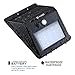Habor Solar Lights 20 LED Wireless Motion Sensor Waterproof Outdoor Light for Patio, Deck, Yard, Garden, Fence, Driveway (4 Pack)