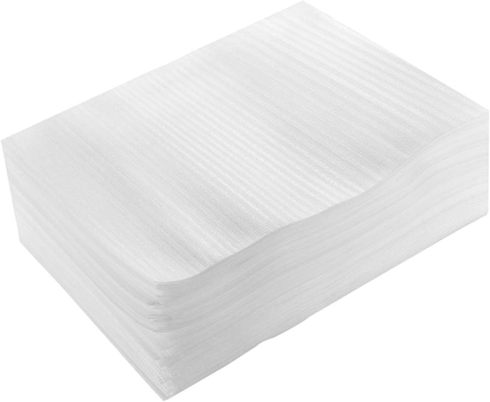 NUOBESTY 100pcs Foam Pack Pouches 15x20cm for Fragile Shipping Cushioning