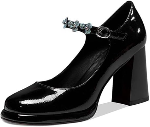 Amazon レディース パンプス 黒 エナメル 結婚式 8cmヒール らくちん 幅広 甲高 通勤 ファッション 靴 柔らかい ヒール ンフォート シューズ 脱げない おしゃれ 美脚パンプス ラウンドトゥ 純色 ストラップ リクルート パンプス Amazon レディース パンプス 黒 エナメル 結婚式 8cmヒール らくちん 幅広 甲高 通勤 ファッション 靴 柔らかい ヒール ンフォート シューズ 脱げない おしゃれ 美脚パンプス ラウンドトゥ 純色 ストラップ リクルート パンプス