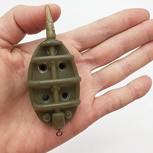 RG Karpfenangeln Inline Methode, Futternäpfen Führt mit Einfach Release Form Grob Carp Baits Kunstköder Zubehör Geht – Bild 5