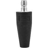 Turbo Rotary Nozzle for Pressure Washer, Max 2600‑PSI 360&deg; Rotating Jet Tip | 1/4‑Inch Quick‑Connect, for Driveway, Brick, Concrete &amp; Patio Surfaces