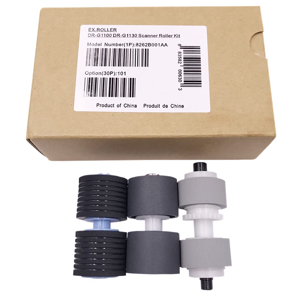 Fanjinkeji New 8262B001AA Scanner Pickup Roller Kit for Canon DR-G1100 DR-G1130 DR G1100 G2090 G2140 G2110 Printer Replacement Parts