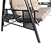 Le Papillon Outdoor 3-Person Porch Swing Hammock with Adjustable Tilt Canopy