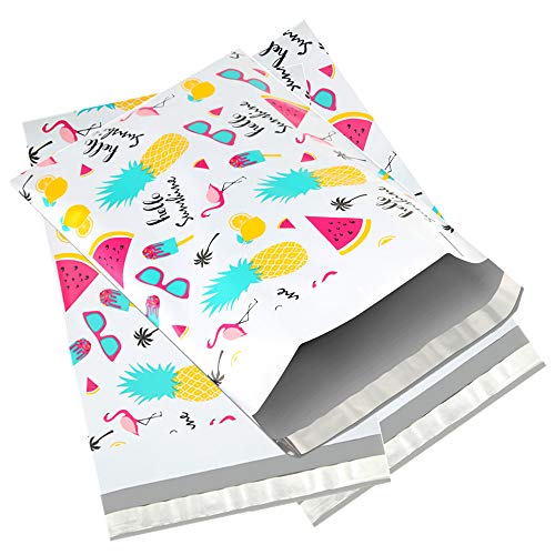 UCGOU Poly Mailers 10x13 Inch Summer Element Designer Pack of 100