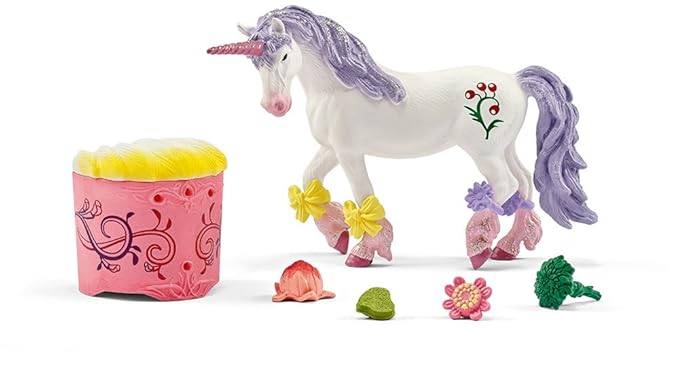 Schleich 42173 - Pflege-/Futterset Einhorn und Pegasus