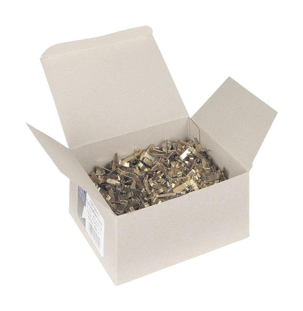 Alco-Albert 590/4 Electro Brassed Paper Fasteners – Length 16 mm 1000 Pcs