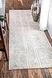 nuLOOM Sarina Tribal Diamonds Runner Rug, 2' 8" x